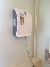 Высота монтажа от пола до центра воздухозаборного отверстия более 1,5 м