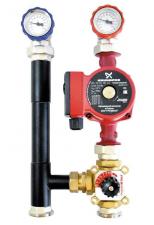 Насосная группа Rommer с 3-х ходовым приводным смесителем 1