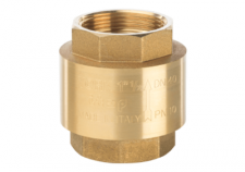 Клапан обратный пружинный STOUT 1/2 с нейлоновым седлом