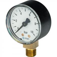 Манометр радиальный STOUT корпус Ø 50 мм, 1/4
