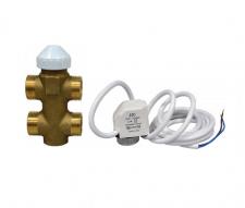 Комплект из 3-ход. клапана и термопривода LZ-V4 для трубопровода теплоносителя 4-трубных фанкойлов