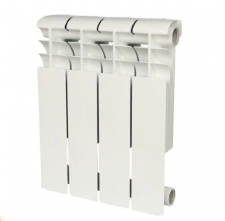 Радиатор алюминиевый ROMMER Profi AL350-80-80 4 секции ,белый