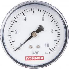 ROMMER Манометр аксиальный.  63 мм  0...6 бар 1/4