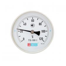Термометр биметаллический ТБ-080-1 T=0..160 С L=60мм кл.1,5 (с латун.гильзой G1/2), 12014, Meter 1