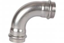 RSS-0003-000015 ROMMER Угольник 90° ВПр-ВПр, 15, из нержавеющей стали прессовой 1