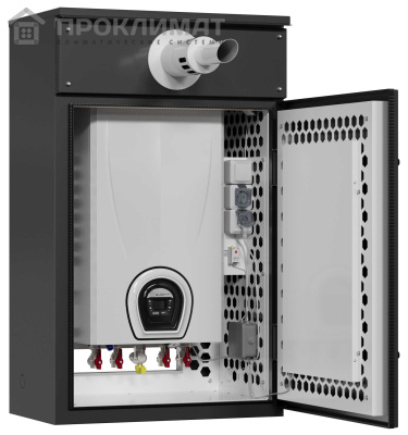 Котельная наружного размещения 12кВт 2к наст. исп, с котлом Federica Bugatti 12 VARME K-KNR-12-12-02