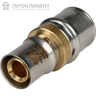 Муфта  соединительная равнопроходная прессовая STOUT 20х20